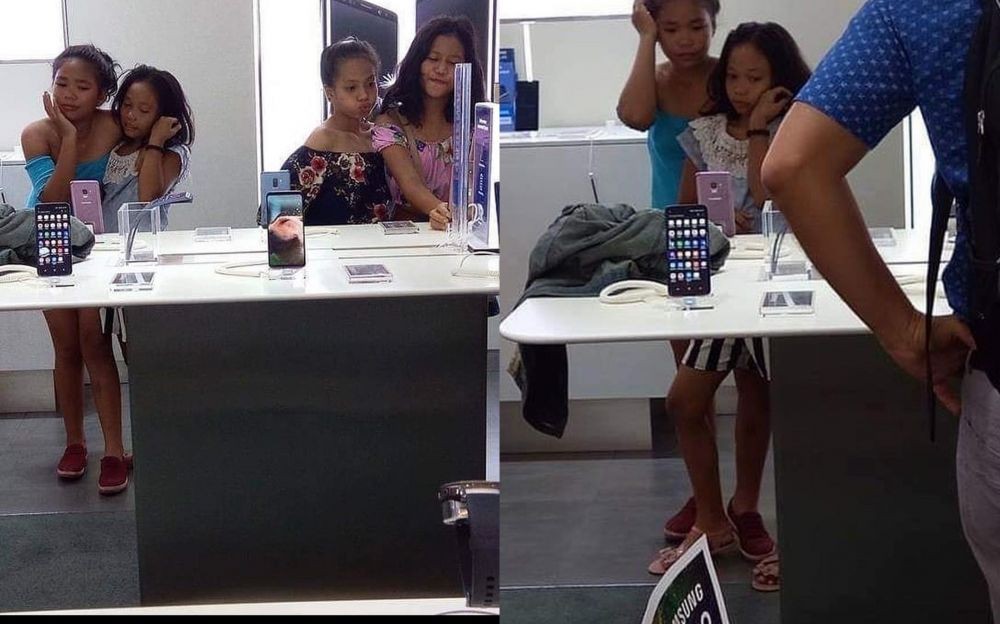 Kelakuan nyeleneh orang di toko hp bikin tepuk jidat